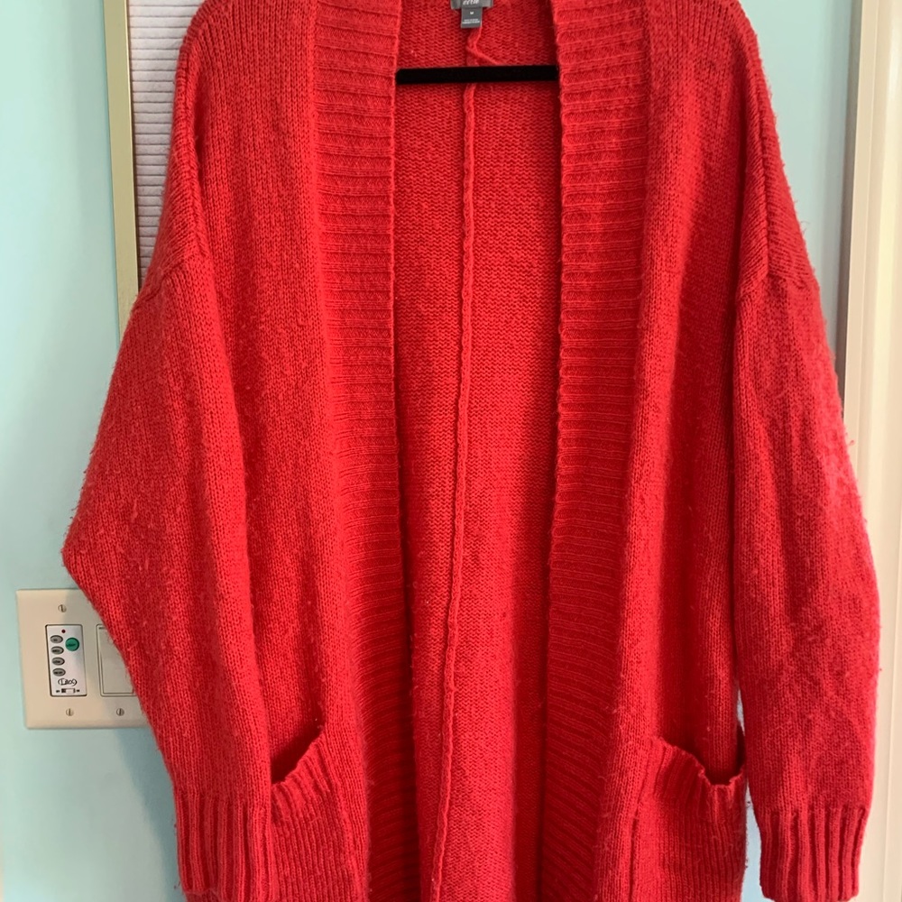 Red aerie cardigan